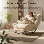 CloudNest Adjustable Oversized Rocking Lounge Chair
