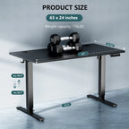 Summit Elevate 63" Electric Standing Desk with Memory Presets