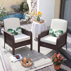Haven Ridge Lane 2-Piece Wicker Patio Conversation Set