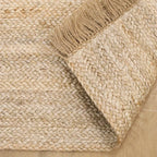 Willow Handwoven Jute Tassel Rug