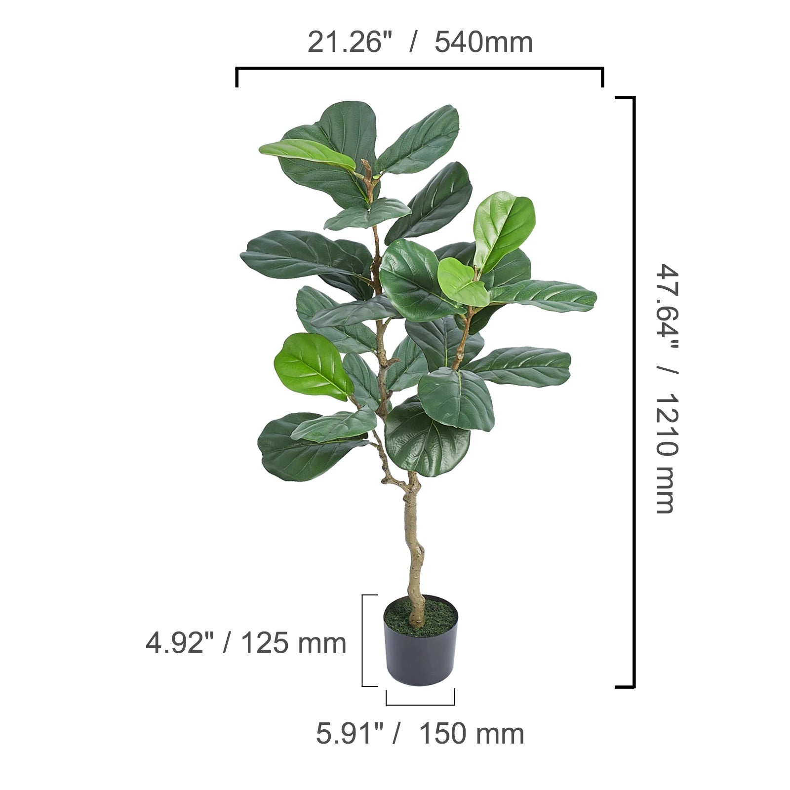 Mediterranean Faux Olive Tree – 4FT, 5FT & 6FT