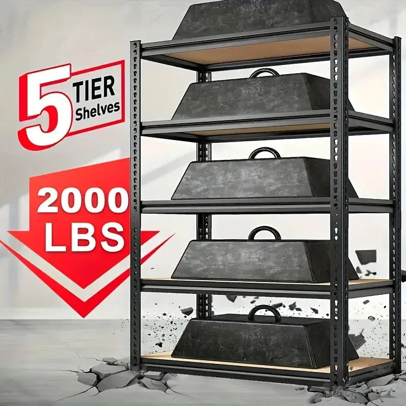 Haven Ridge Pro Heavy-Duty Storage Shelving Rack – 5 Tier