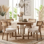 Monroe Linen Upholstered Dining Chairs