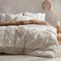 Desert Haven Boho Terracotta Duvet Cover Set – 3 Piece