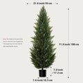 Evergreen Cedar Faux Topiary Tree