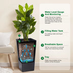 Haven Ridge Self-Watering Planter Pot Set – 2 Piece