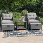 Coastal Cove 5-Piece Patio Conversation Set