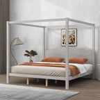 Willow Creek King Canopy Bed Frame