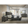 Antique Grey King 4-Piece Bedroom Furniture Set