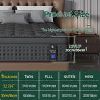 SummitSleep Hybrid Memory Foam Mattress