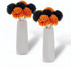 Harvest Glow Artificial Chrysanthemum Arrangement – Set of 2