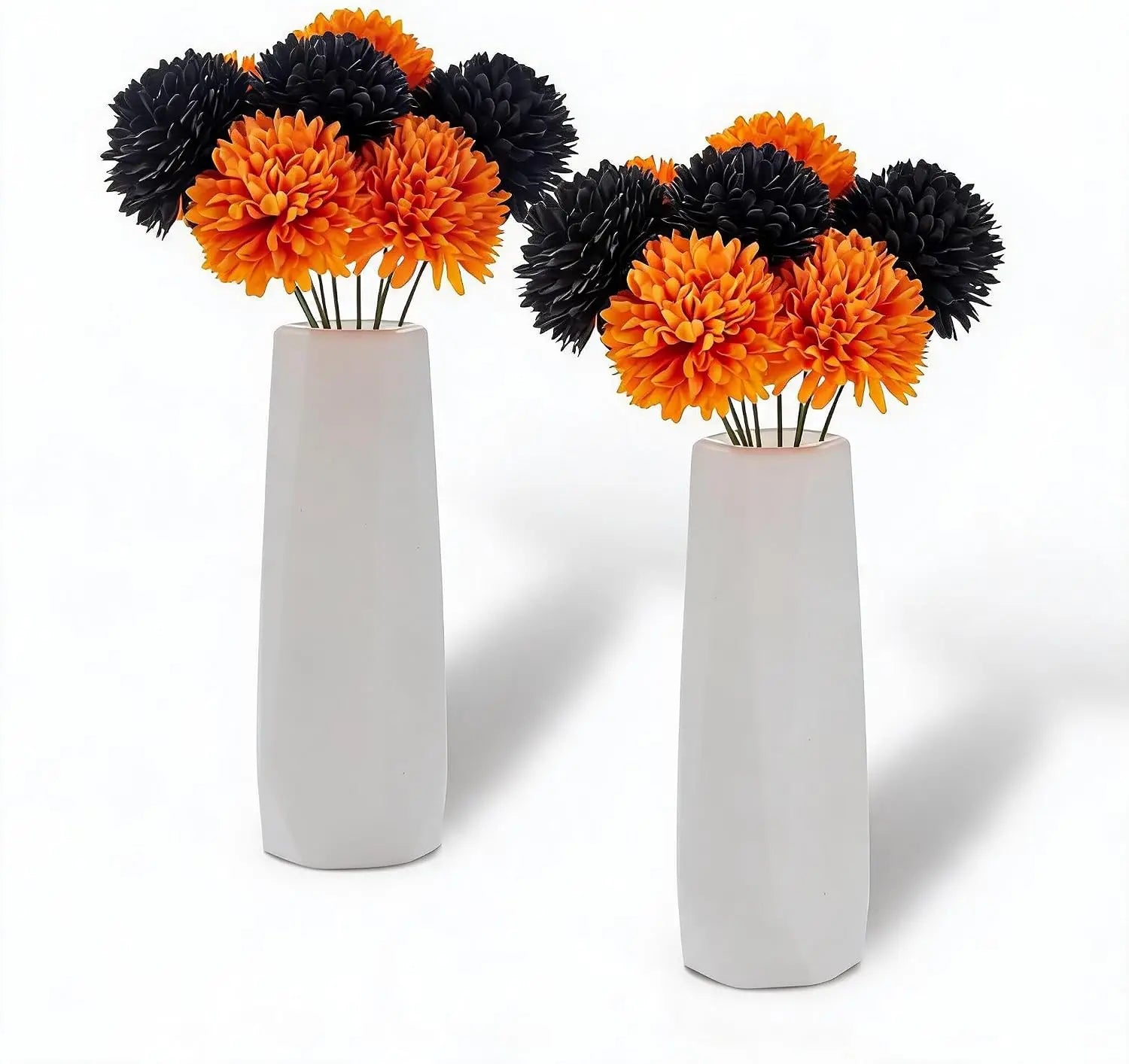 Harvest Glow Artificial Chrysanthemum Arrangement – Set of 2