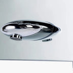 Aluminum Shower Panel Tower with Rainfall Head & 8 Massage Jets