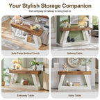 Heritage Lane Farmhouse Console Table