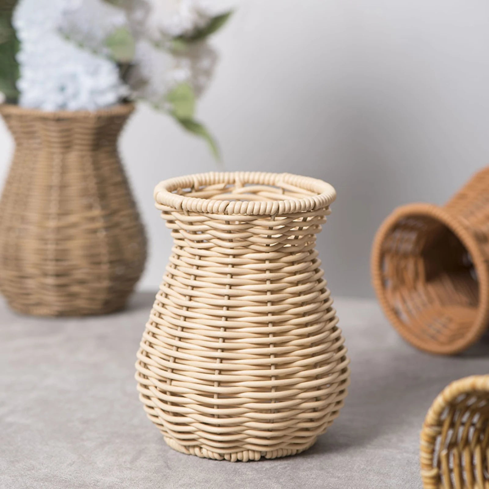 Willow Weave Decorative Vase