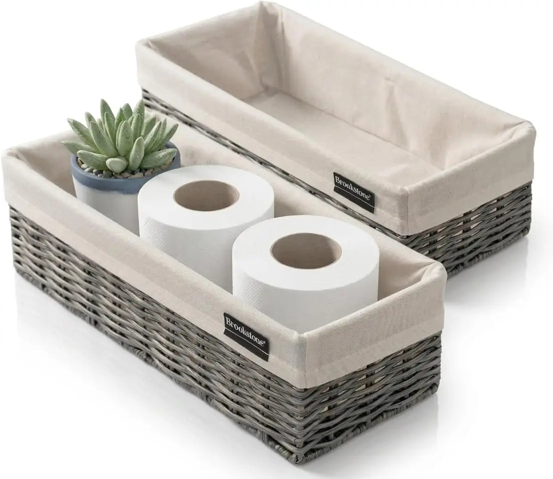 Willow Haven Wicker Storage Basket Set