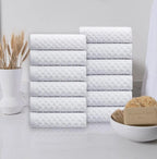 Serenity Waffle Weave Spa Washcloth Set