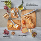 Bamboo Cutting Board Set 3 Piece Durable Kitchen Chopping Boards