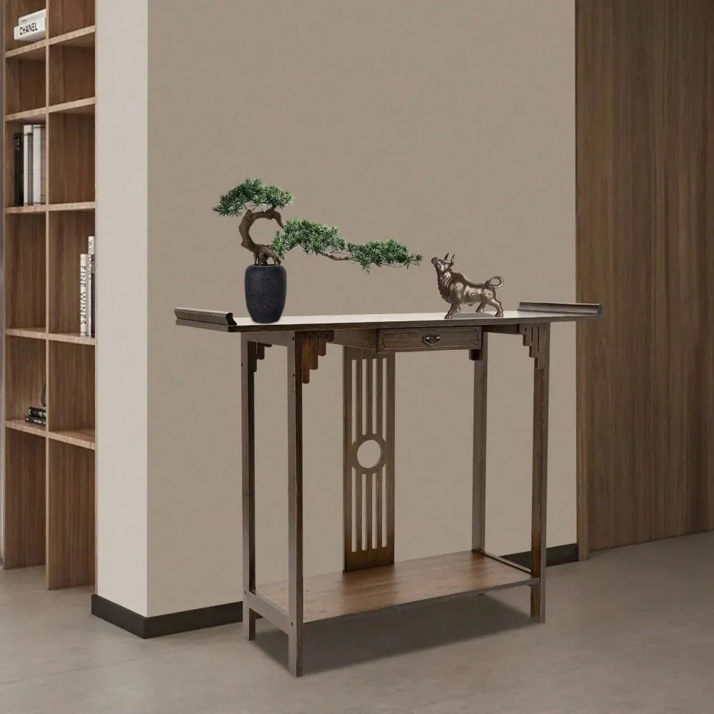 Walnut Grove Bamboo Console Table