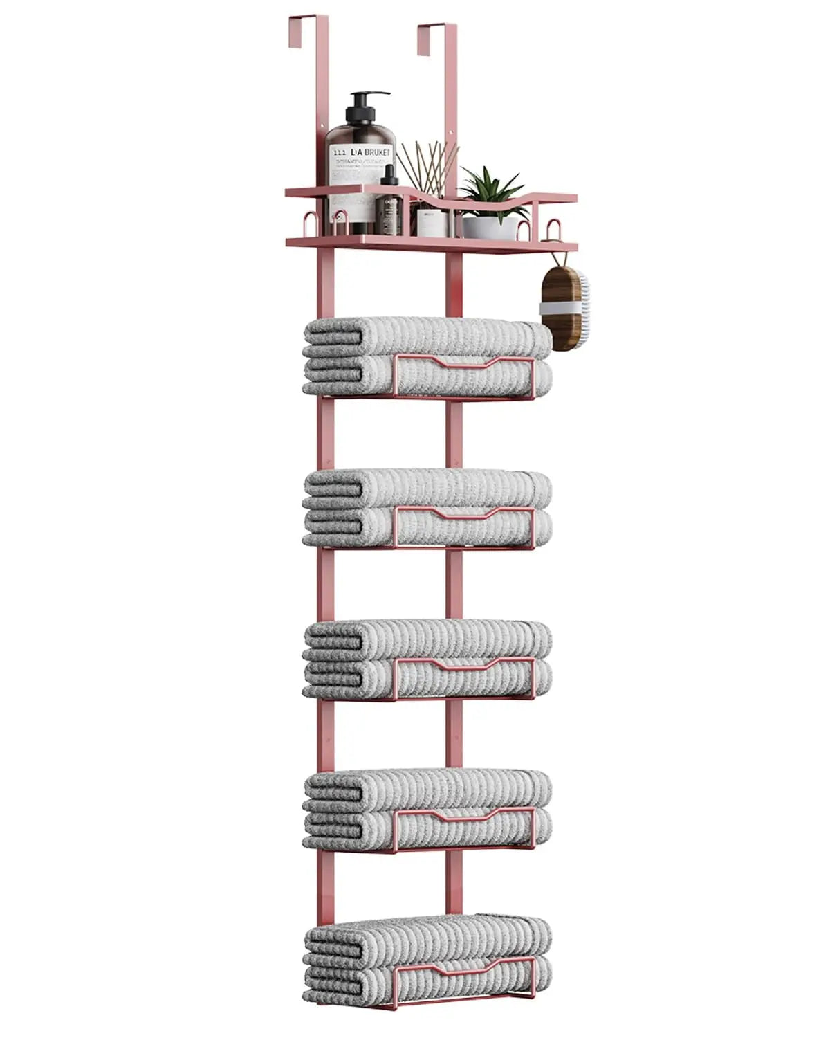 Heritage Over-the-Door Towel Storage Rack – 6 Tier