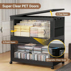 28" Extra-Large Stackable Storage Bins with Wheels