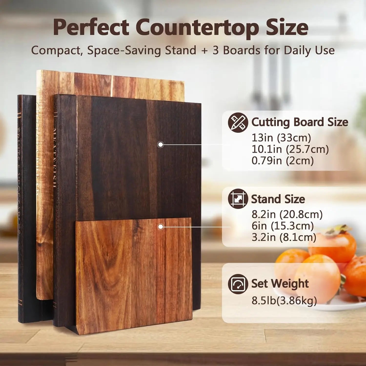 Willow Grove Acacia Cutting Board Set