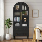 Heritage Glass Door Pantry Cabinet