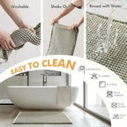 Haven Waffle Bath Rug Set