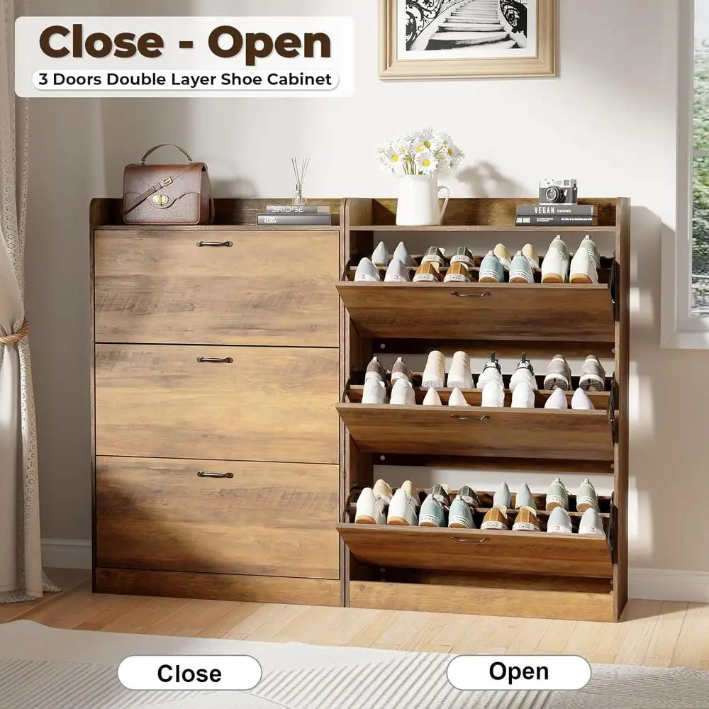 Haven Ridge Entryway Shoe Storage Cabinet – 3 Drawer