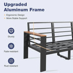 Monterey Aluminum Outdoor Sectional Set with Coffee Table