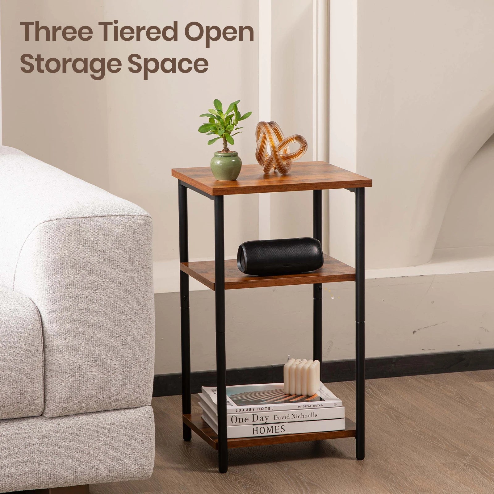 Brookside 3-Tier End Table
