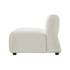 Modern Plush Accent Chair with Ottoman Set Compact Upholstered Lounge Set for Living Room and Bedroom Modern Accent Chair