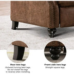 Refined Leather Recliner Chair