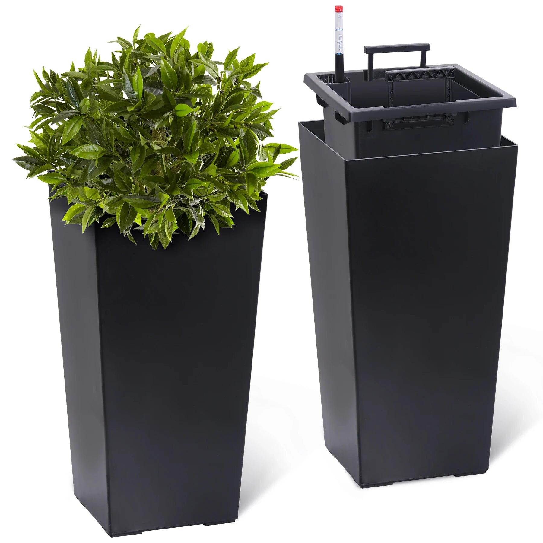 Haven Ridge Self-Watering Planter Pot Set – 2 Piece
