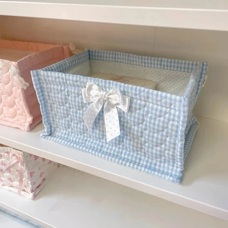 Kawaii Cottagecore Fabric Storage Box