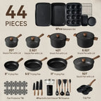 Titanium Chef Elite 44-Piece Nonstick Cookware Collection