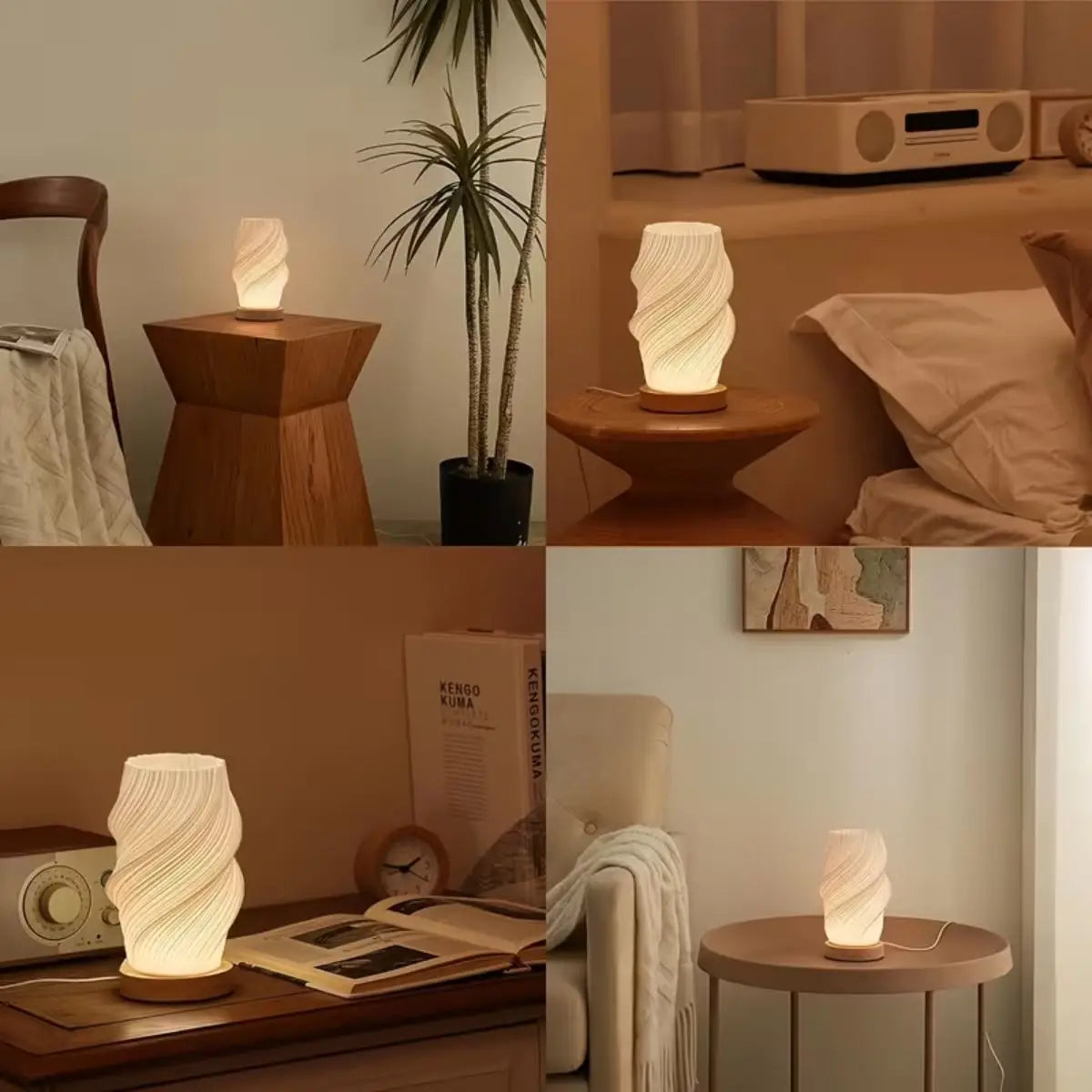 Lumiwood Dimmable Wooden LED Night Light