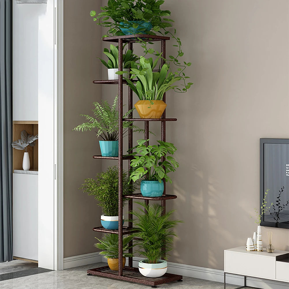 Haven Ridge 8-Tier Metal Plant Stand & Flower Display Rack