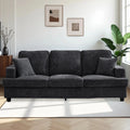 Couches for Living Room, 89 inch Cloud Couch Sofa in Chenile with Extra Comfy Soft Seats, Modern 3 Seater Sofas for Bedroom