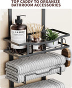 Heritage Over-the-Door Towel Storage Rack – 6 Tier