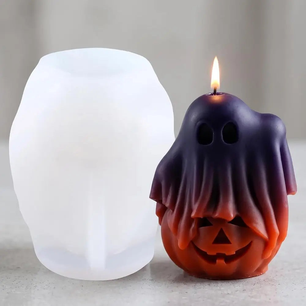 HavenHarvest Pumpkin Silicone Candle Mold – DIY Fall Candle & Craft Mold