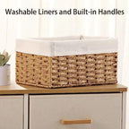 Willow Haven Woven Storage Basket Collection – Set of 3