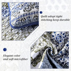 Haven Meadow Boho Floral Quilt Set – 3 Piece