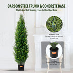 Evergreen Haven Cedar Topiary Tree Set