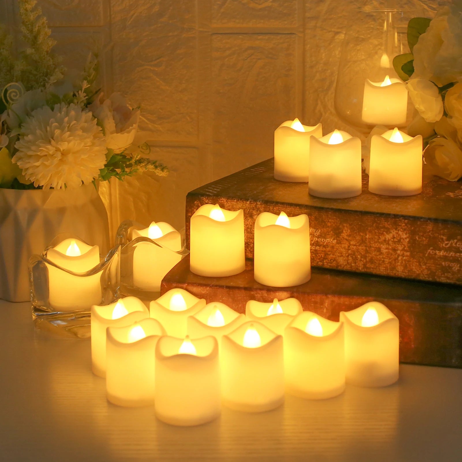 Haven Ridge Glow LED Votive Candle Collection – Battery Operated Set
