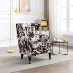 2-Piece Button-Tufted Wingback Accent Chair Set