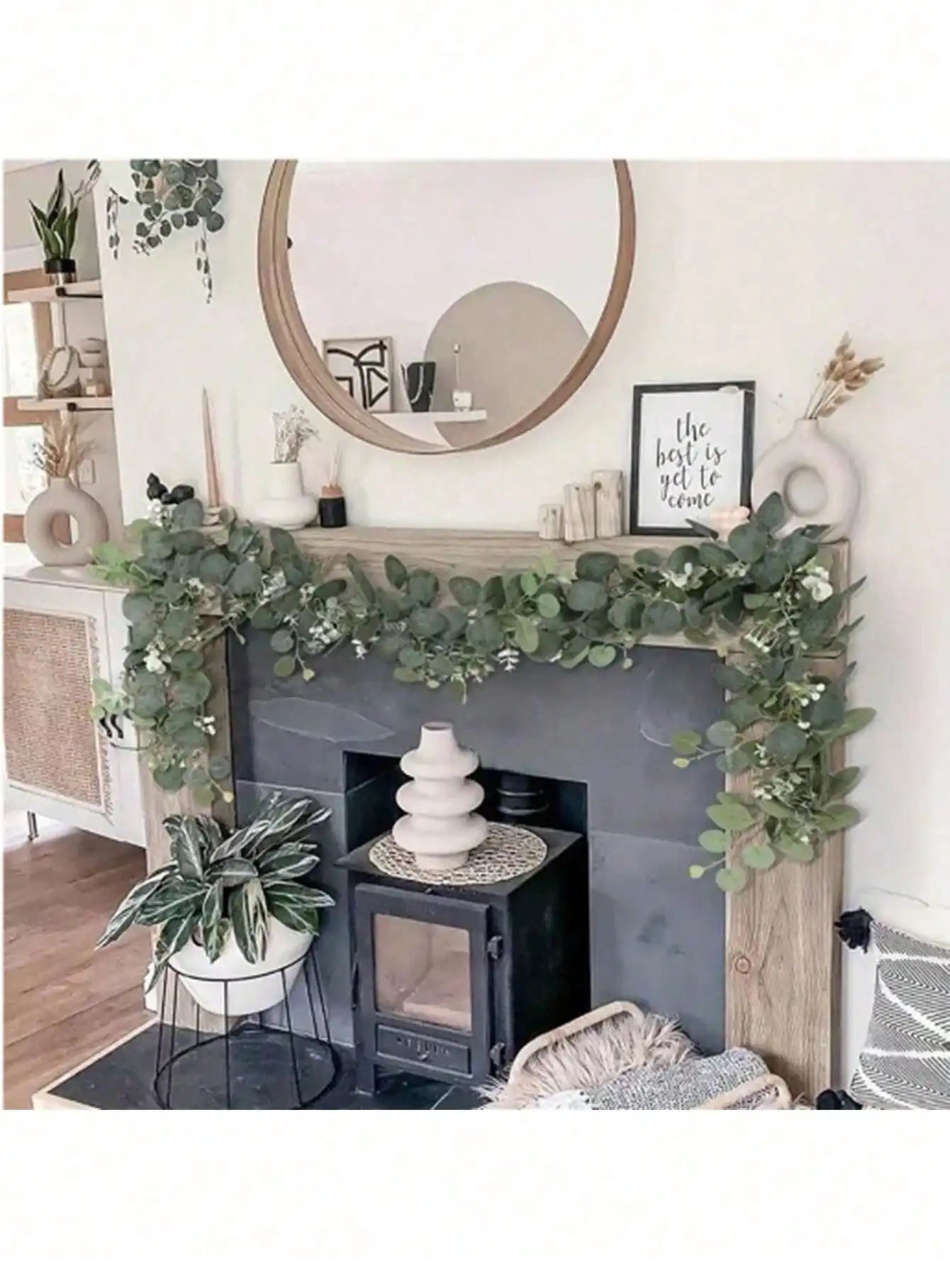 Artificial Eucalyptus Vine Garland