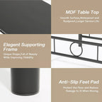 Round Dining Table & Chair Set with Wine Storage