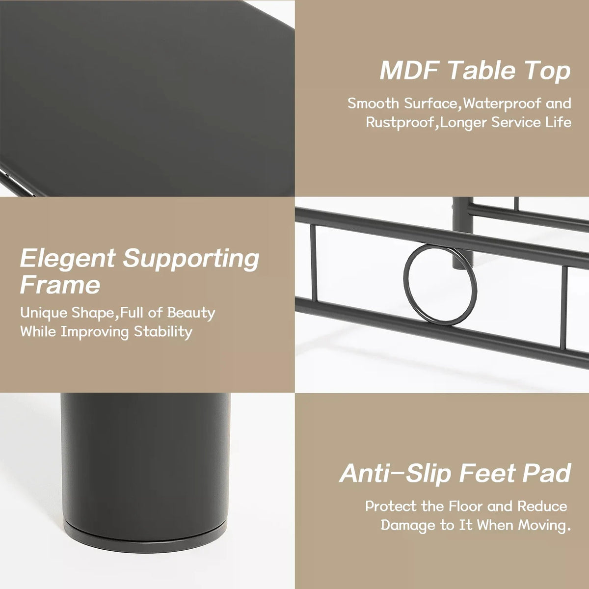 Round Dining Table & Chair Set with Wine Storage