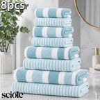 Harbor Stripe Luxury Towel Collection